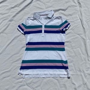 Tommy Hilfiger Striped Polo Tricolor
